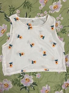 Sunflower Crop Top