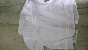 Chic White Lace Trimmed Blouse