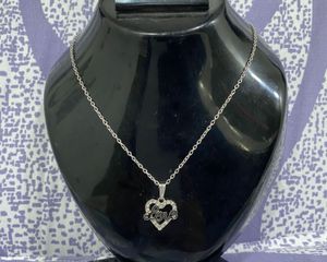 Heart 'Love' Silver Necklace