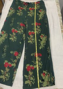 Stylish Floral Print Palazzo Pants
