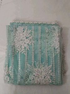 Elegant Embroidered saree.. with padded blowse