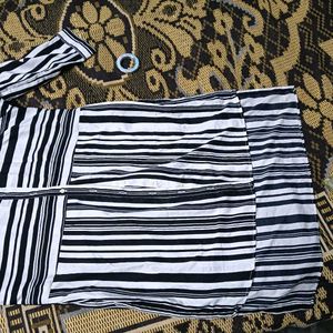 Chic Striped 🅰️Long Sleeve Tunic Top