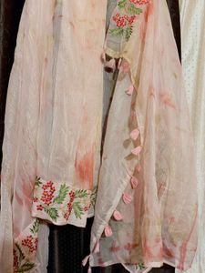 Embroidered saree