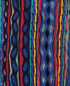 Tundra knit Coogi style sweater