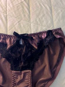 Elegant Purple Lace Briefs