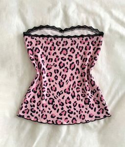 Chic Leopard Print Tube Top