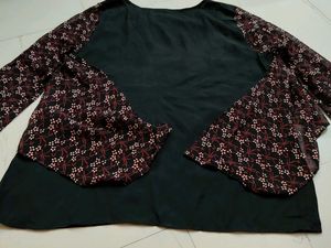 Stylish Layered Printed Top