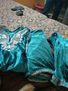 Velvet Stitch Suit New Only Size Issue