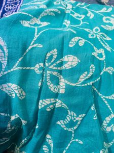 Blue &amp; Teal Floral Kurta Set