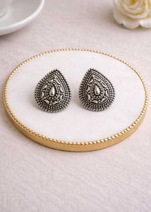 Oxidised Brass Earrings Combo (2 Pairs)