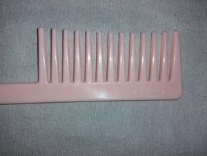 Pretty Pink Wide-Tooth Comb