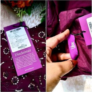 🆕🆕Libas Burgundy Ready To Wear Lehenga Set