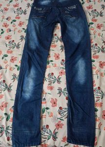 Dark Blue Denim Jeans