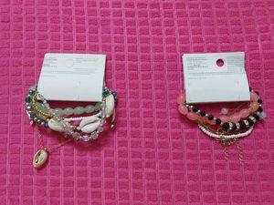 Set of 2 H&amp;M Bracelets sets . Total 12