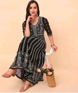 Black chicken kari kurta