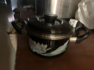 Enamel Cook and Serve Pot