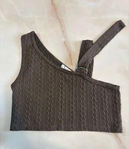 Stylish One-Shoulder Knit Top