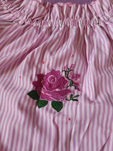 CUTECUMBER Striped Girls' Top