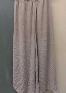 Embroidered slit Palazzo Pants