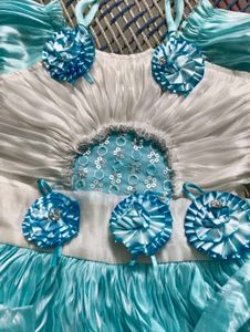 Sparkling Blue Party Dress for Girls