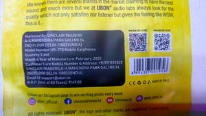 UBON Earphone