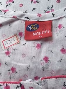 Pure Cotton Xl Nighty For Women
