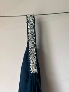 Elegant Navy Blue Sharara Set