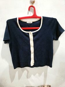 navy blue 💙 top for women