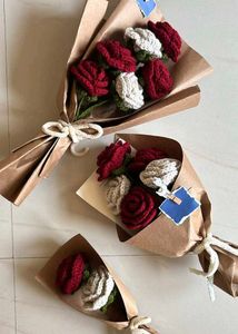 Crochet Rose Bouquet