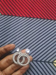 Sparkling Circle Earrings