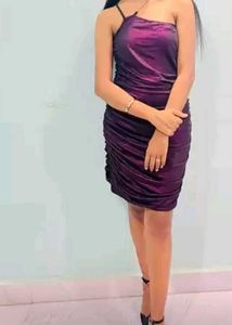 Glitter Megenta Dress