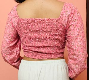 Half Price Alert ‼️ Floral Pink Top