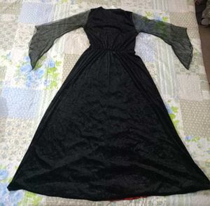 Elegant Black &amp; Red Gown