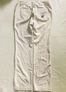 Stylish Women's Pants with Embroidered Detail
