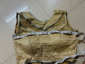 Designer golden Blouse