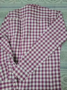 Men's Pink &amp; White Checkered Casual Shirt