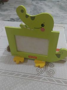 Cute Crocodile Wooden Photo Frame