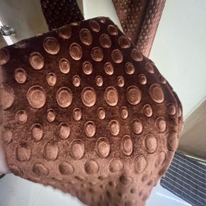 Brown Velvet Polka Dot Leggings