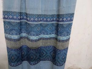 Blue and black hijab for girls.