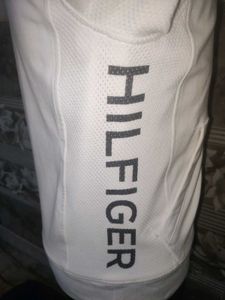 Men's White Zip-Up Hoodie