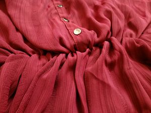 Beautiful Jean Top With High Neck And Button At Ne