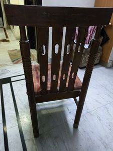 Wooden Dining Chair with Cushion