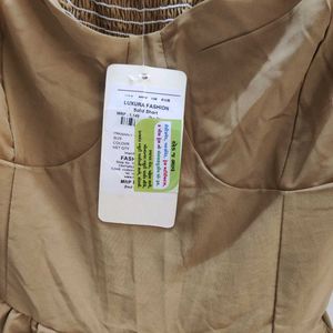Cute Brown off shoulder dress