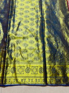Vibrant Checkered Silk Saree