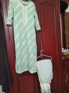 2 Beautiful Mint Green Kurta Set