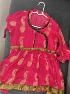Sale !Cute Pink &amp; Green Salwar Suit