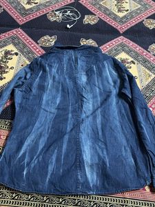 Denim Button-Up Shirt