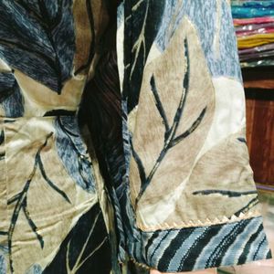 Printed Anarkali Cotton Suit