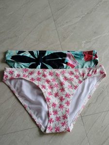 M&amp;S High Leg Bikini Bottoms - Set of 2