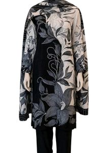 Elegant Floral Print Kurta Set